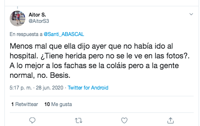 Dudas tuit de Abascal Parte Médico 2 Dudas tuit de Abascal Parte Médico 2