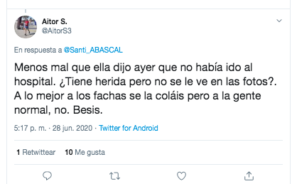 Dudas tuit de Abascal Parte Médico 2