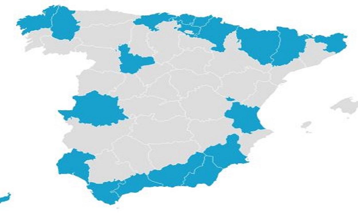 mapa rebrotes coronavirus