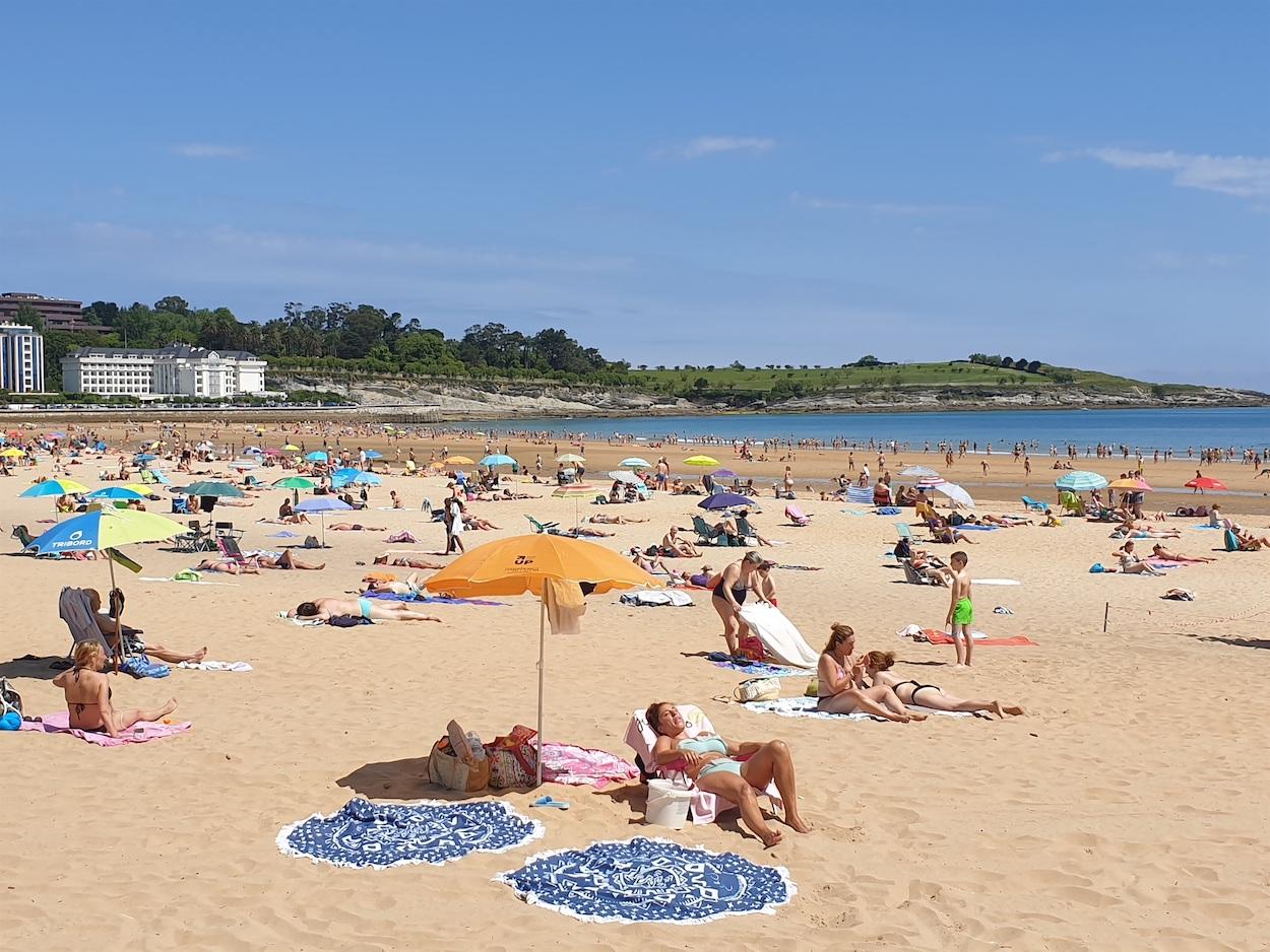 Imagen de una playa. 