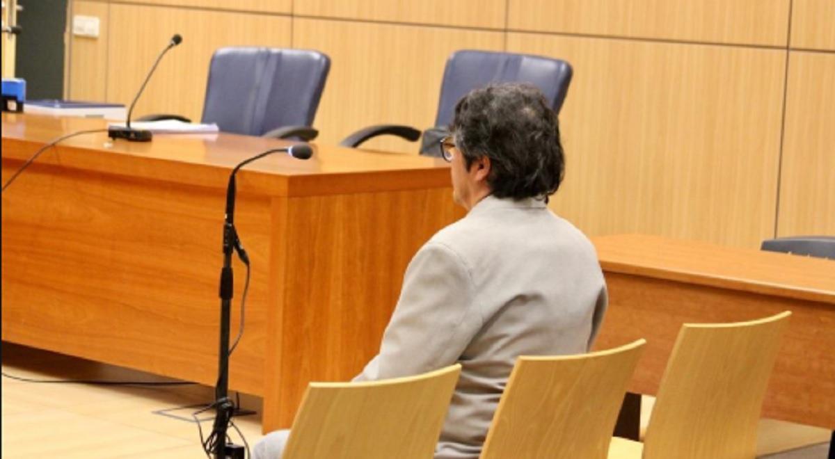 El exmarido de Mónica Oltra durante el juicio. Fuente RTVE