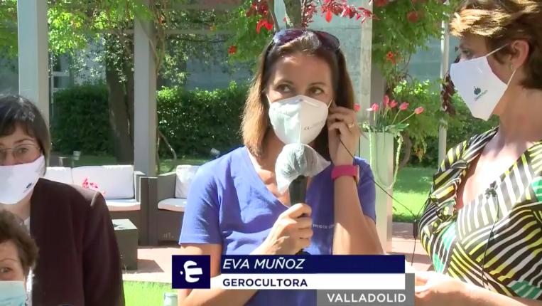 Eva Muñoz, gerocultora, se confinó durante más de 60 días junto a los mayores a los que tenía que cuidar