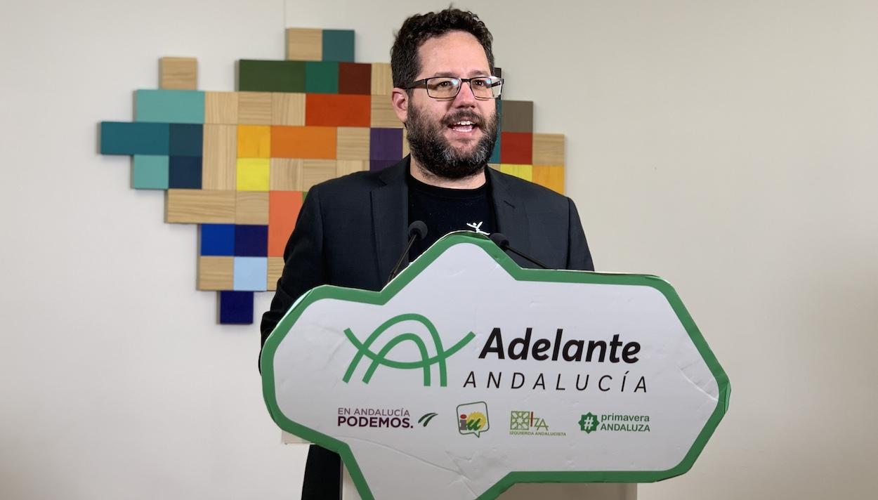 El diputado José Ignacio García, portavoz adjunto de Adelante.