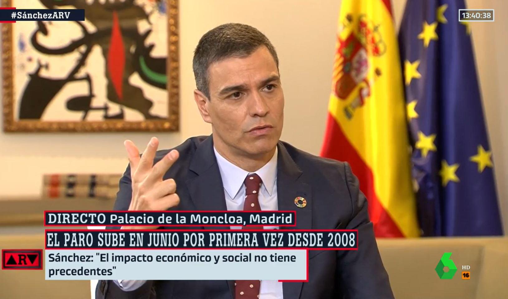 Pedro Sánchez en 'Al Rojo Vivo' con Antonio García Ferreras