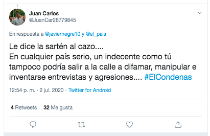 Respuesta al tuit de Javier Negre sobre Fernando Simón 6