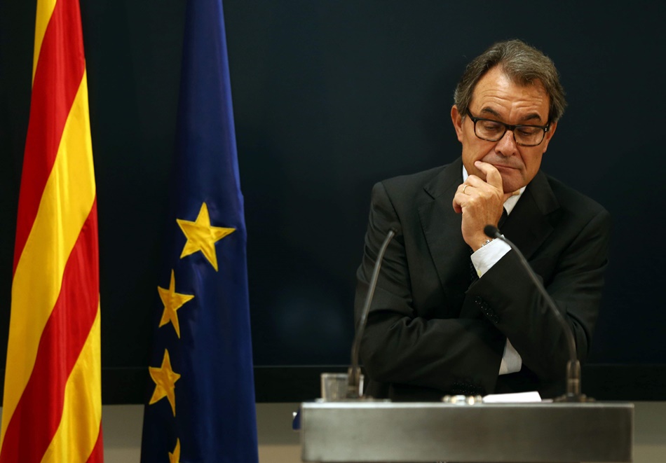 Artur Mas en un acto de partido. Artur Mas en un acto de partido.