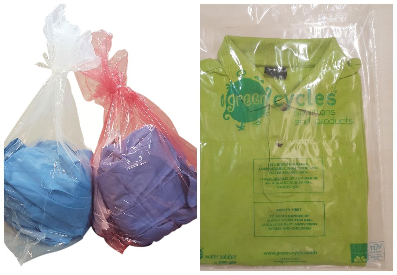 Bolsas de plástico hidrosoluble de Green Cycles