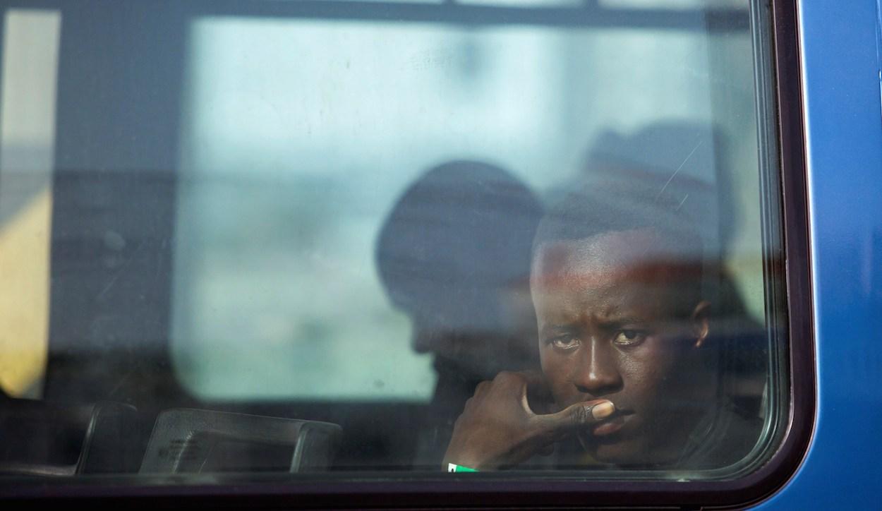 Inmigrante rescatado en aguas andaluzas