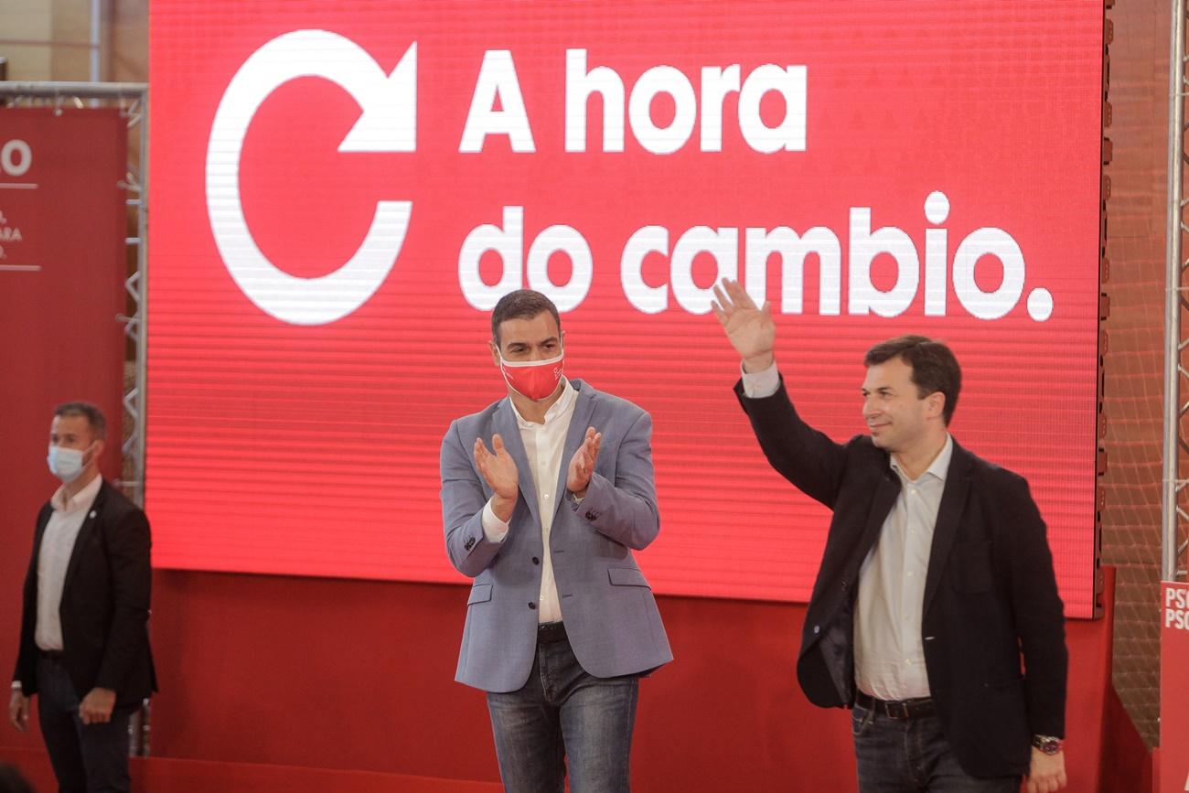 Pedro Sánchez con Gonzalo Caballero