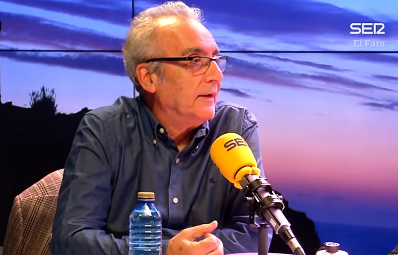 Juan José Millás durante su participación en el programa El Faro.