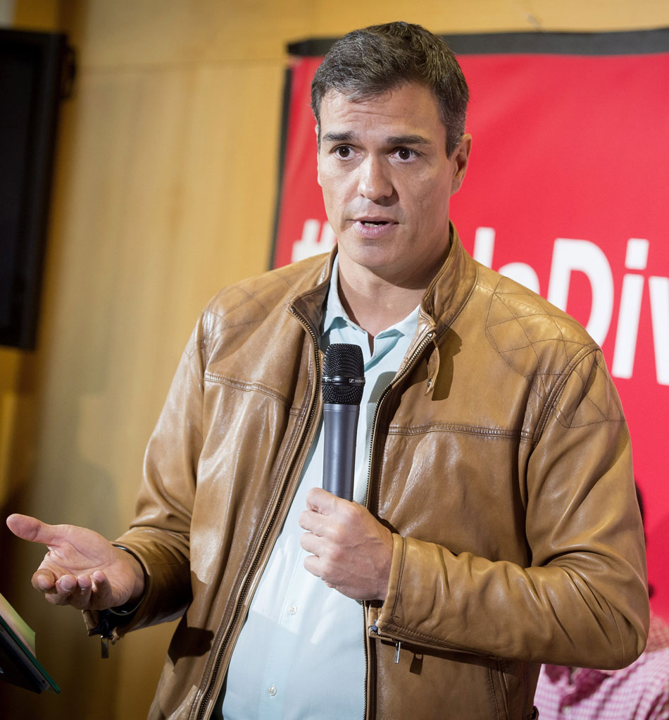 El candidato a la Secretaría General del PSOE Pedro Sánchez.