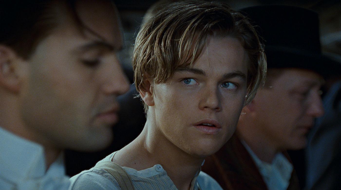 Jack (Leonardo Di Caprio) en Titanic