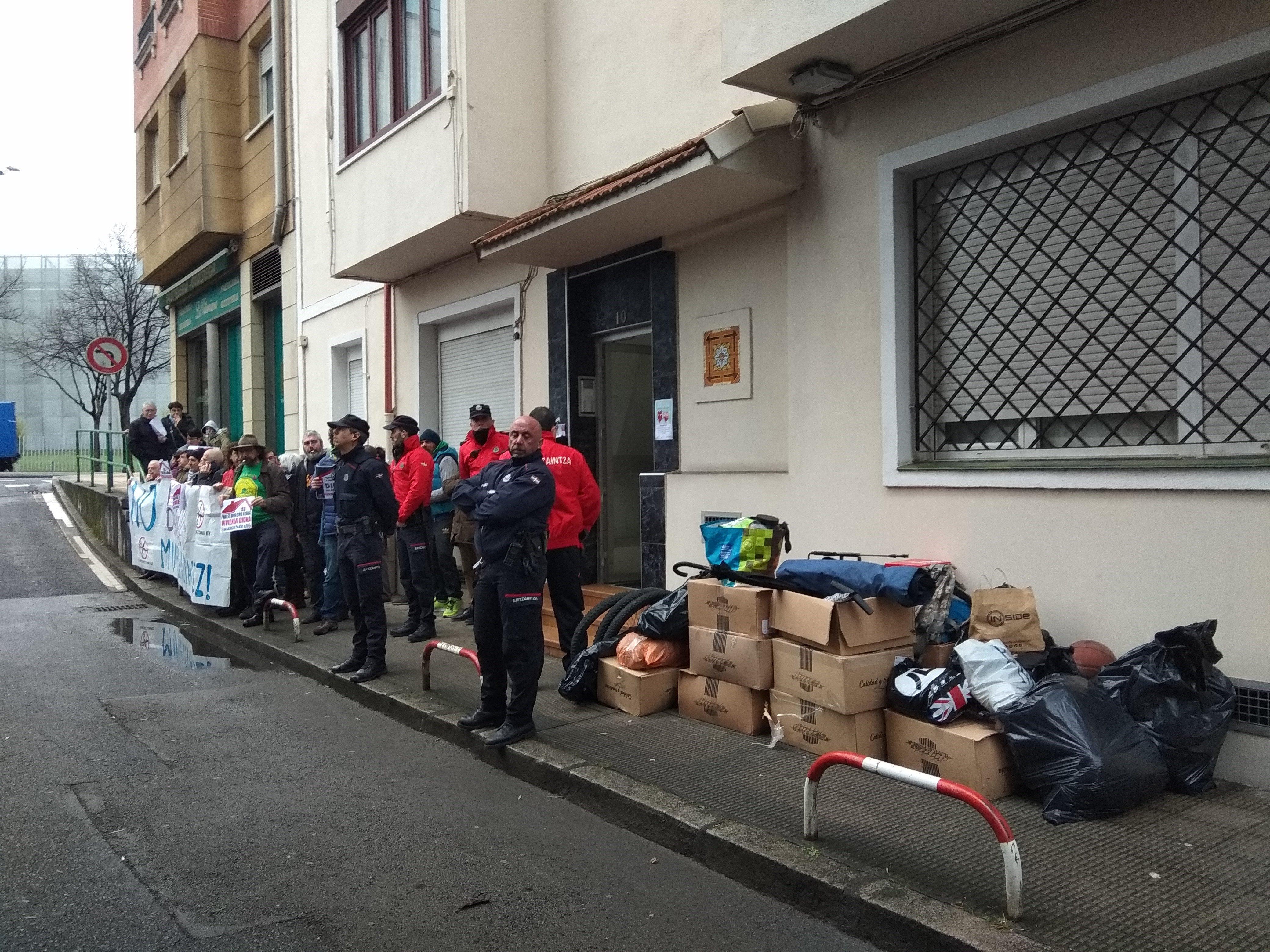 Desahucio en Barakaldo. Fuente: Europa Press.