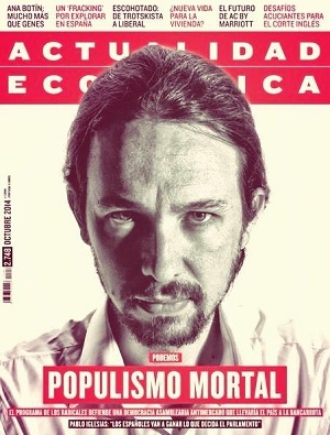 "Populismo mortal", "bomba", "ruina absoluta"... la revista de 'los mercados' no es muy fan de Pablo Iglesias