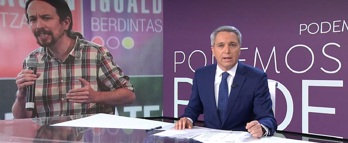 Vicente Valles en los Informativos de Antena 3