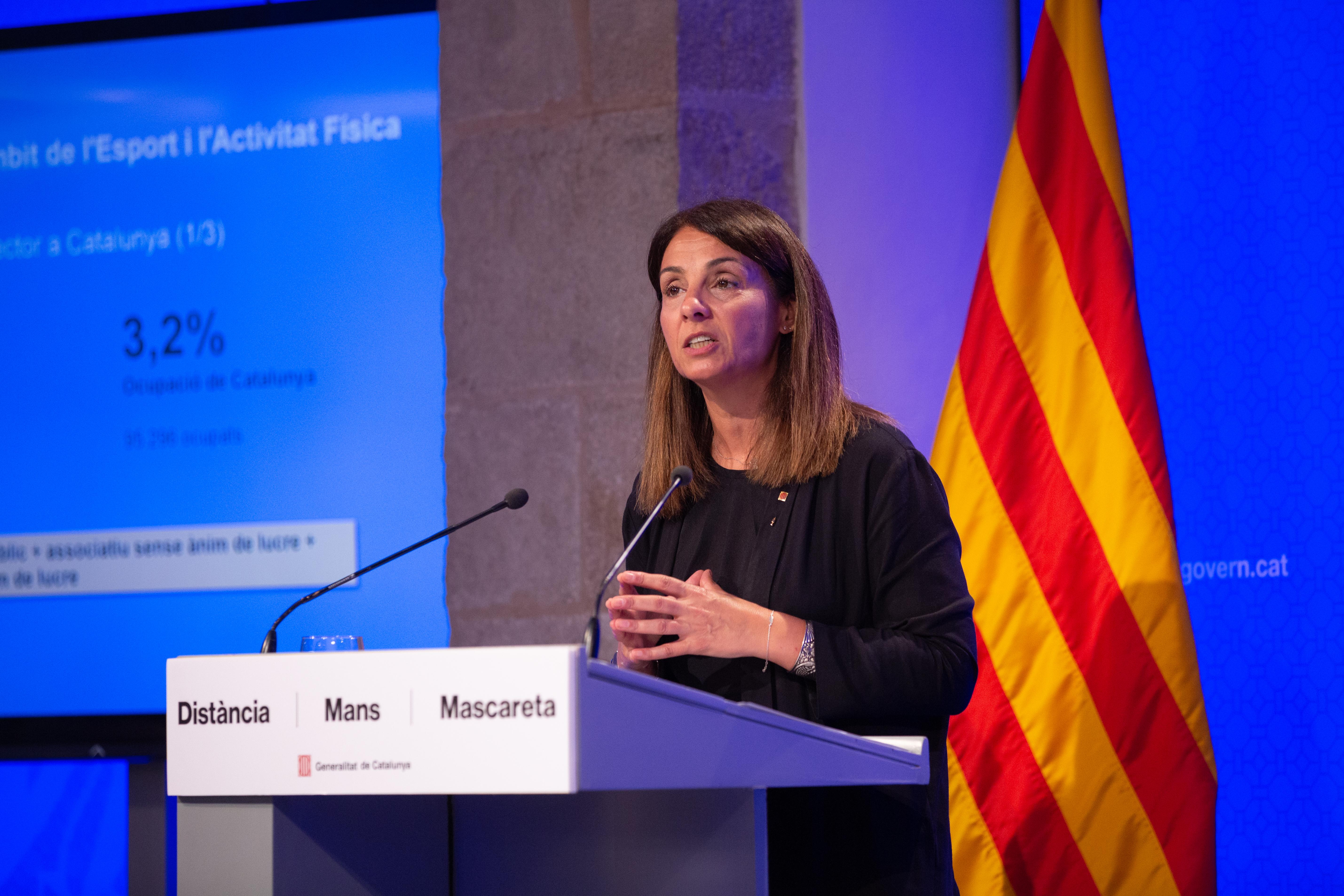 La portavoz de la Generalitat, Meritxell Budó, pide al Gobierno "más responsabilidad y menos frivolidad". EP