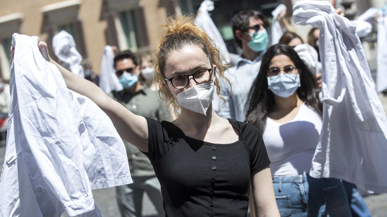 Protesta de médicos. EP