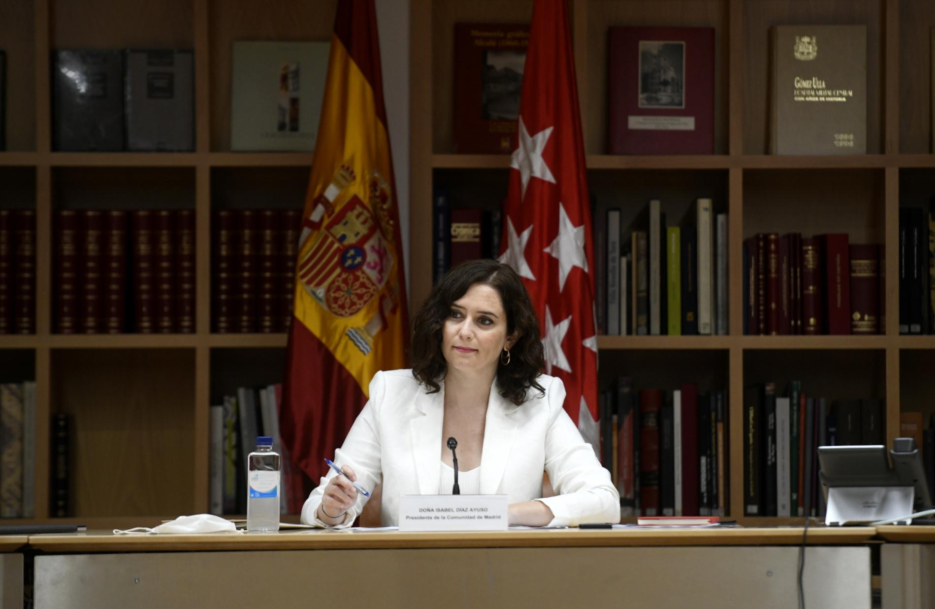 Isabel Díaz Ayuso en la Real Casa de Correos.