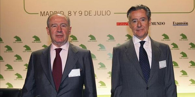 Rodrigo Rato y Miguel Blesa.