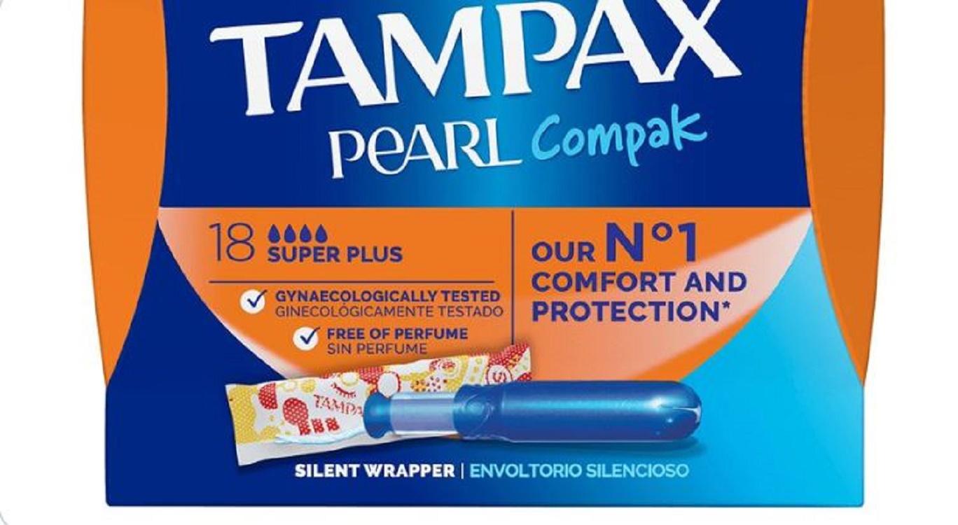 Los nuevos Tampax Pearl con envoltorio silencioso