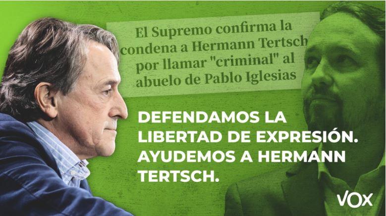 La campaña para ayudar a Hermann Tertsch