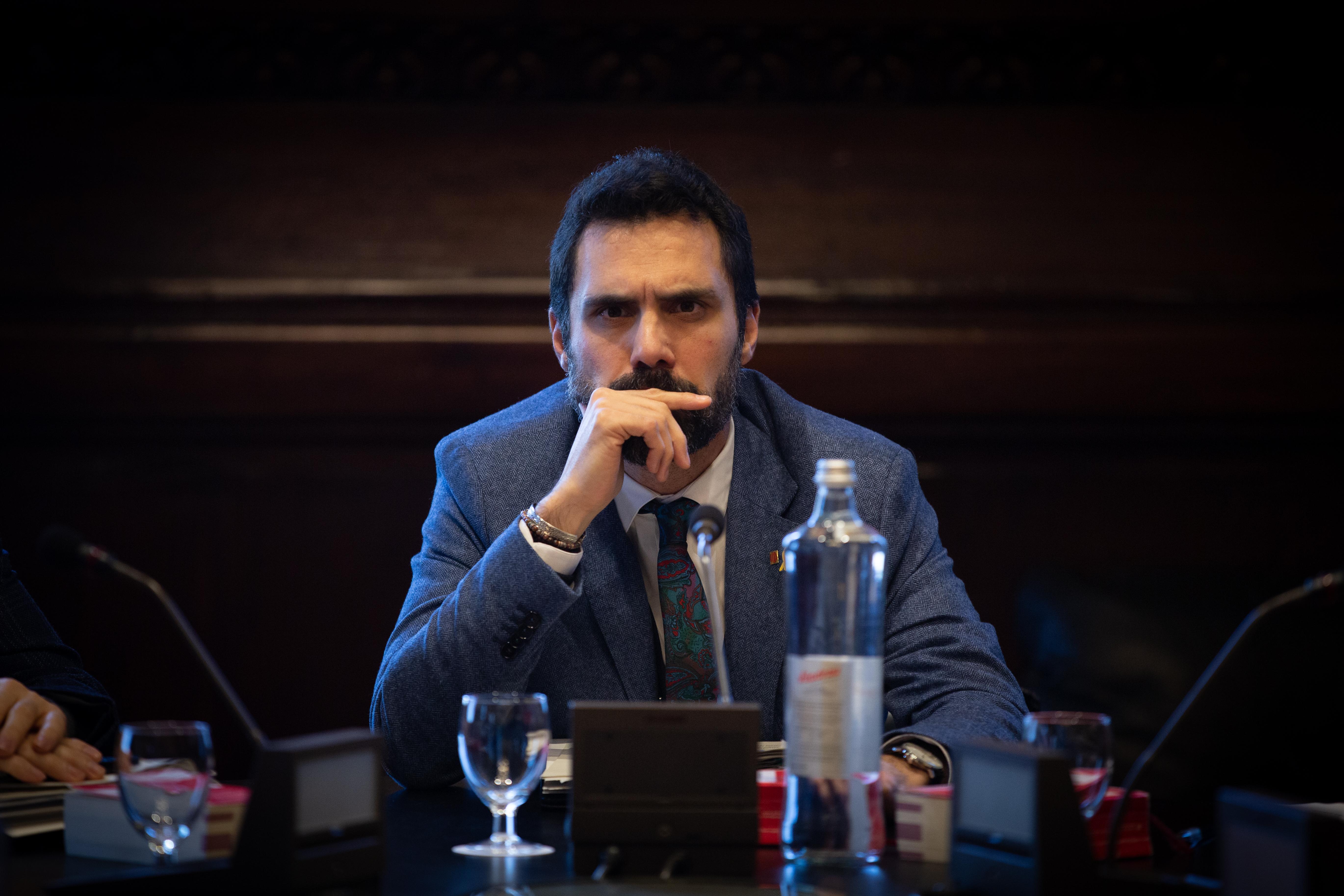 El president del Parlament, Roger Torrent. Fuente: Europa Press.