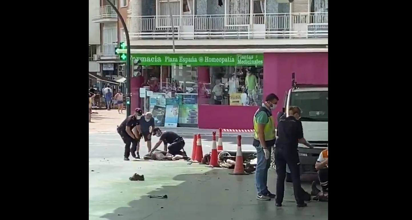 La explosión en una gasolinera de Cartagena / Twitter