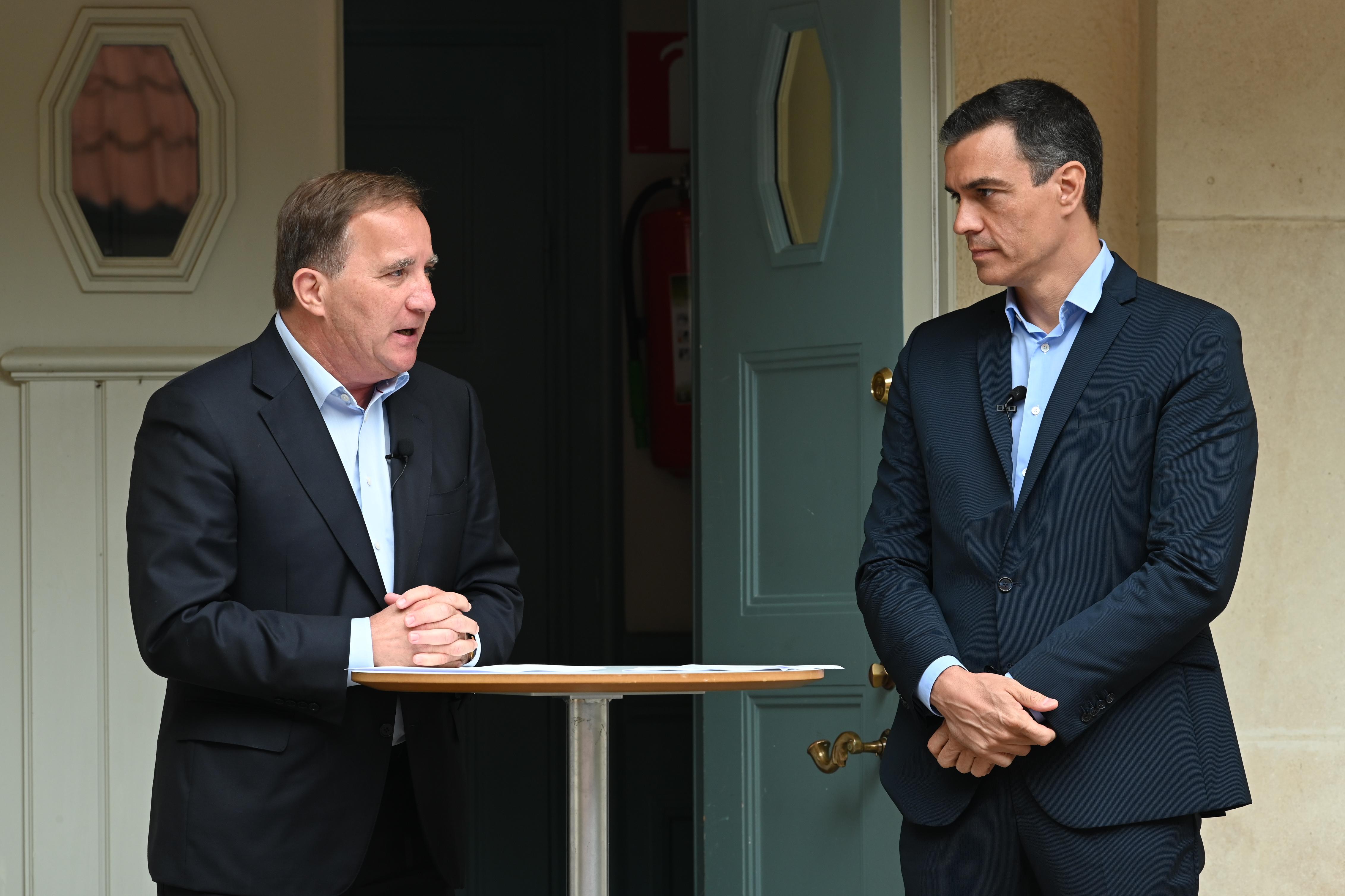 Pedro Sánchez y Stefan Löfven. EP