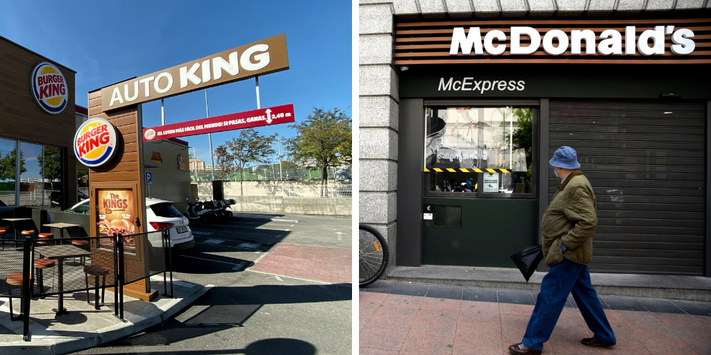 Burger King y McDonald's. Fuente: EP.