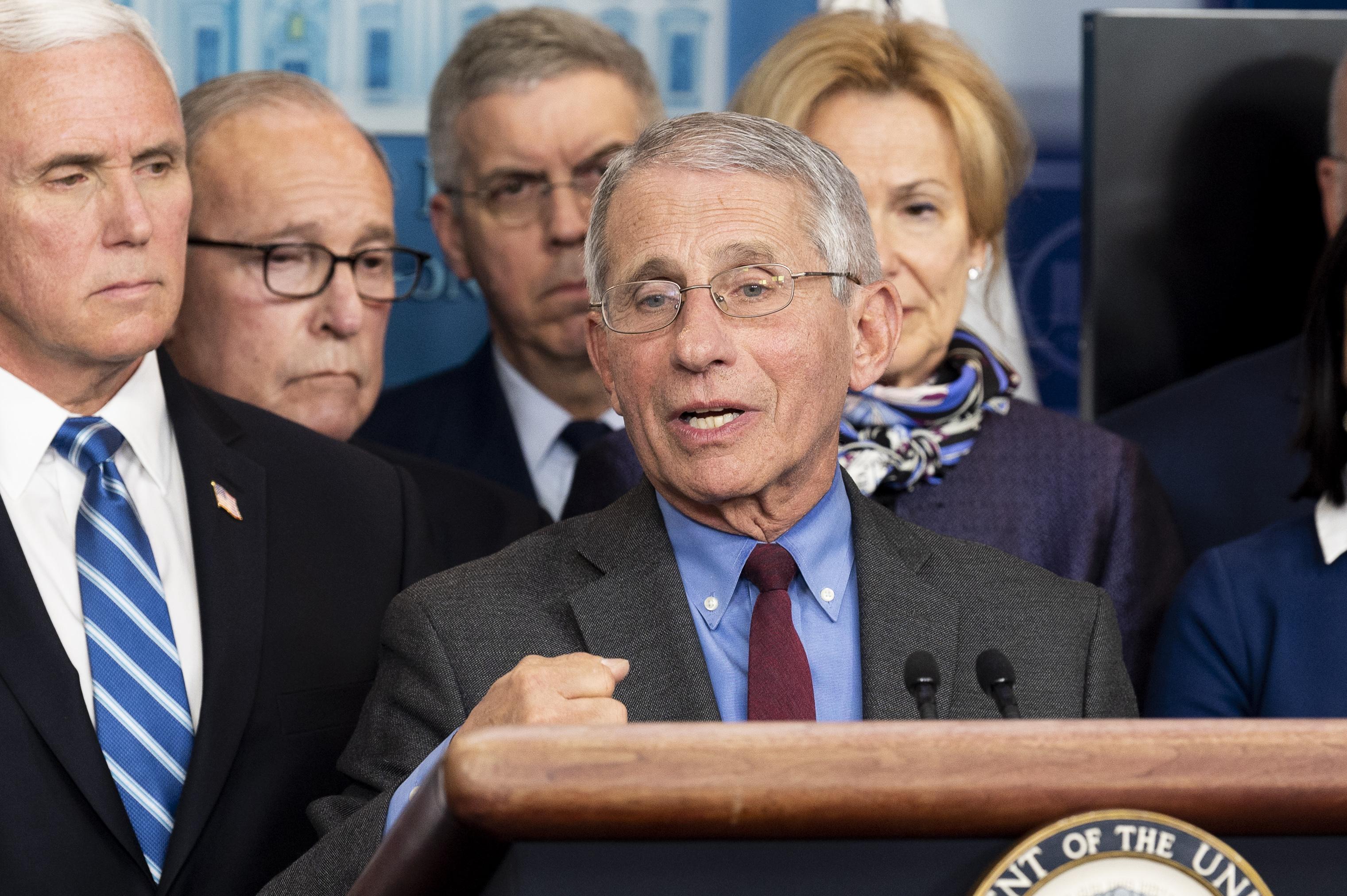 El principal responsable científico en la lucha contra el coronavirus en Estados Unidos, Anthony Fauci