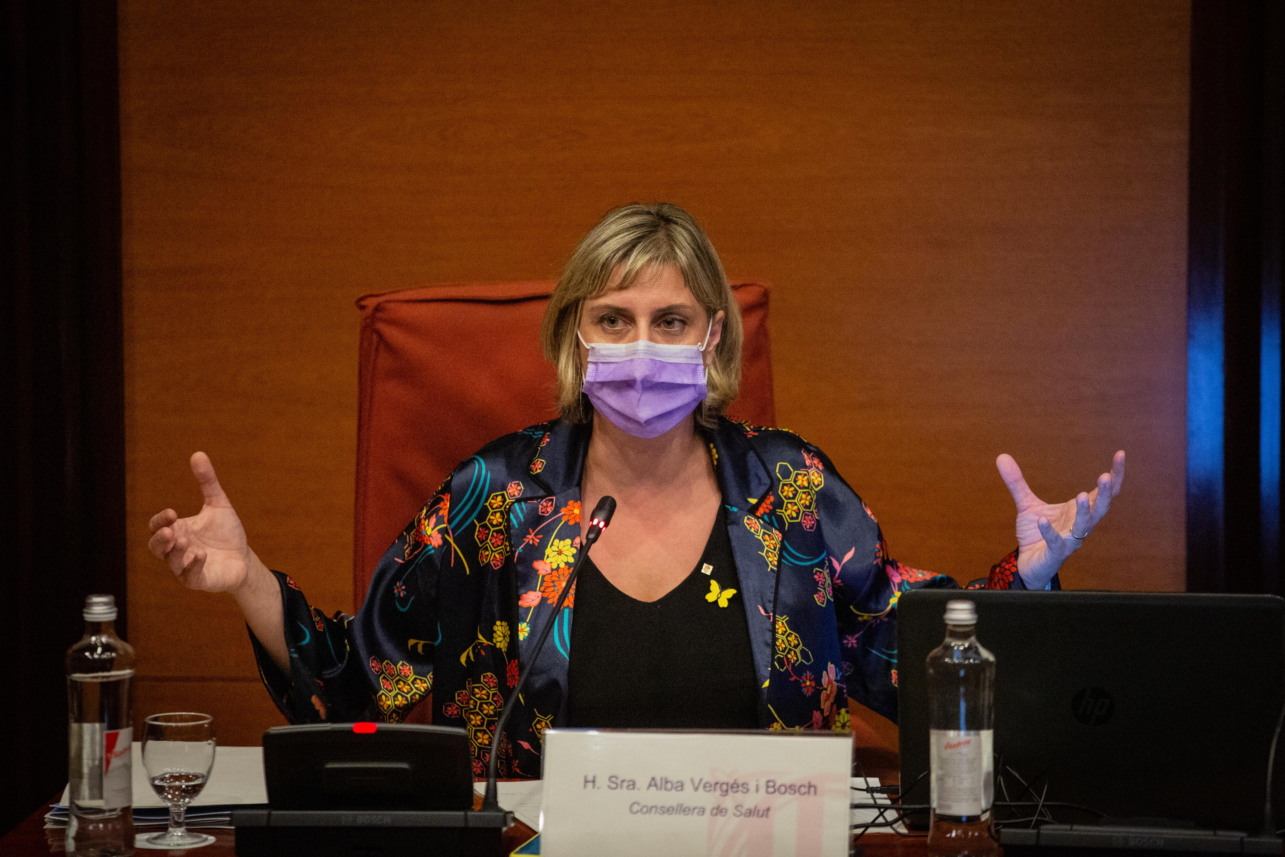 La consellera de Salud de la Generalitat, Alba Vergés / EP