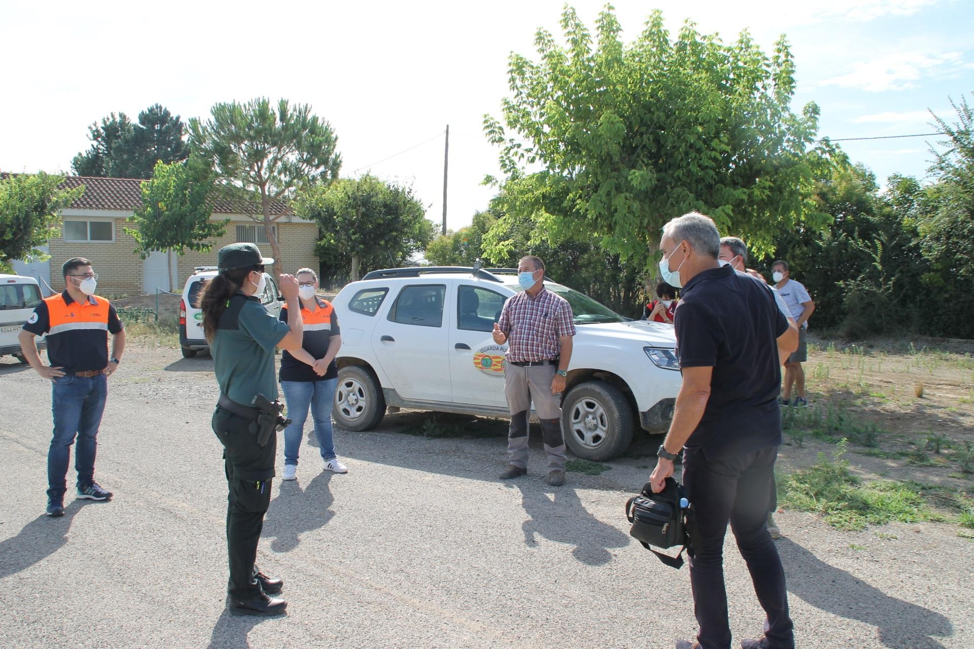 El Ejército estudia sobre el terreno instalar un campamento en Albalate (Huesca) para temporeros asintomáticos