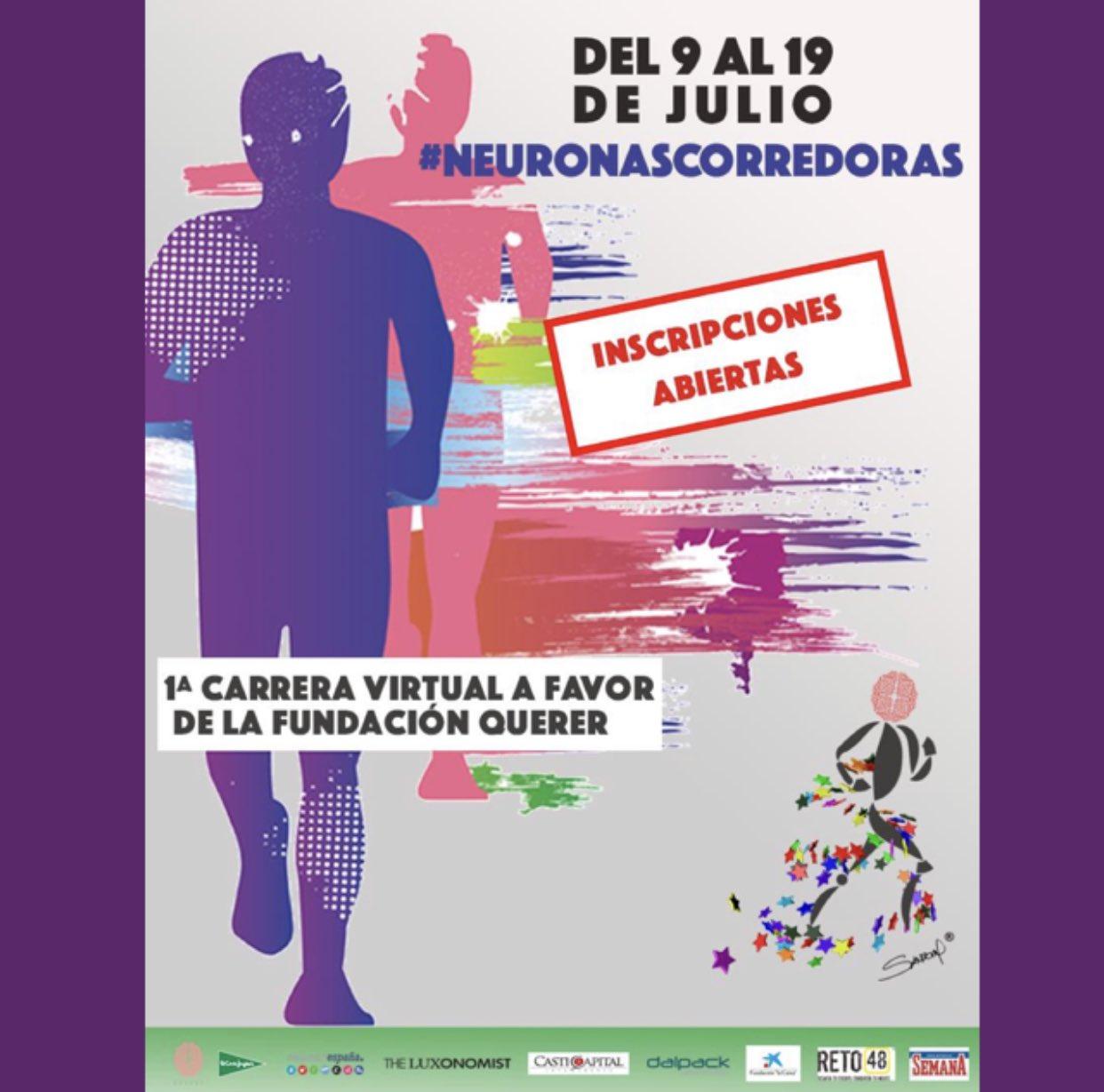 I Carrera solidaria virtual a favor de la Fundación Querer para financiar proyectos para niños con enfermedades neuro-cognitivas