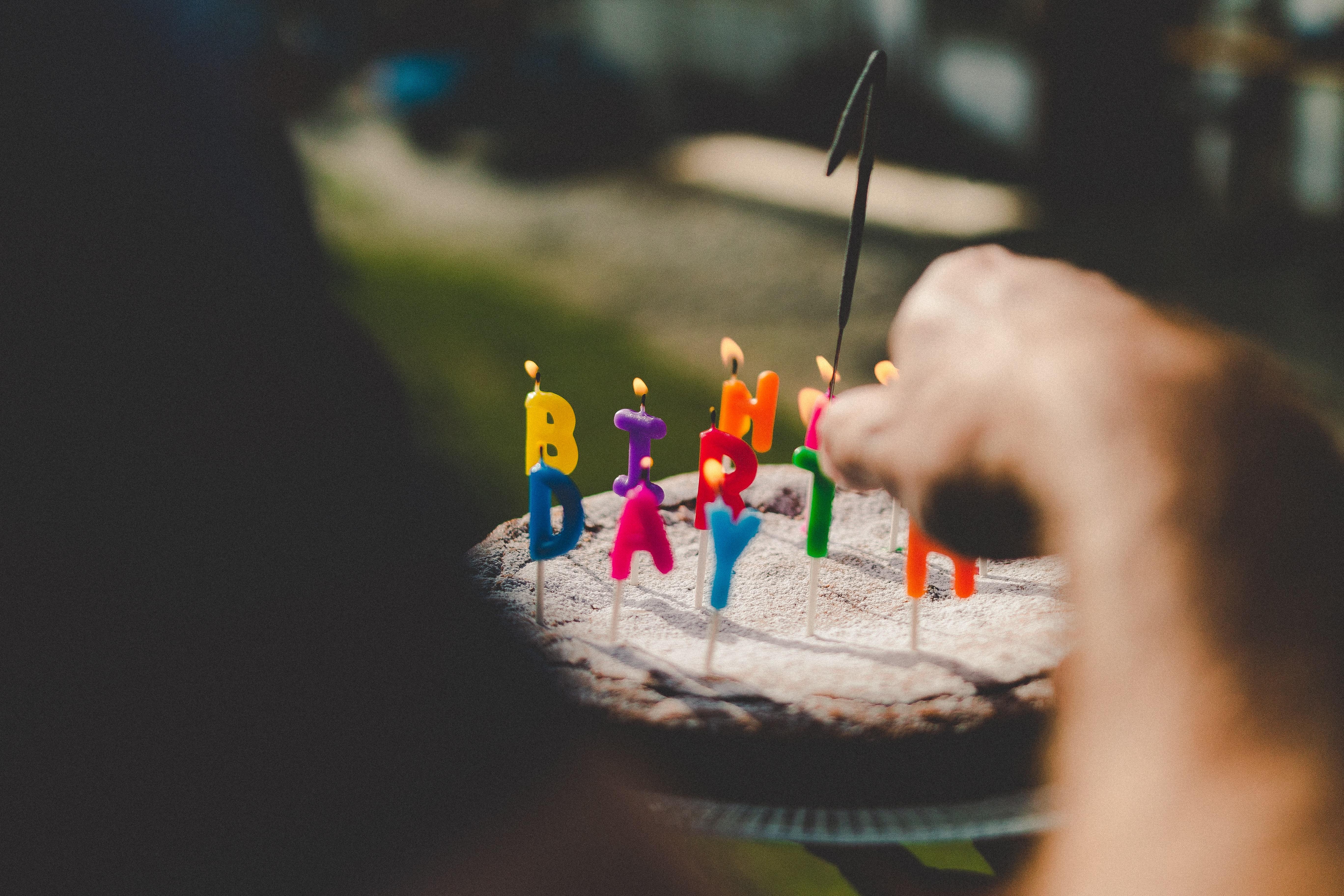 Tarta de cumpleaños. Jonas Humbel para Unsplash