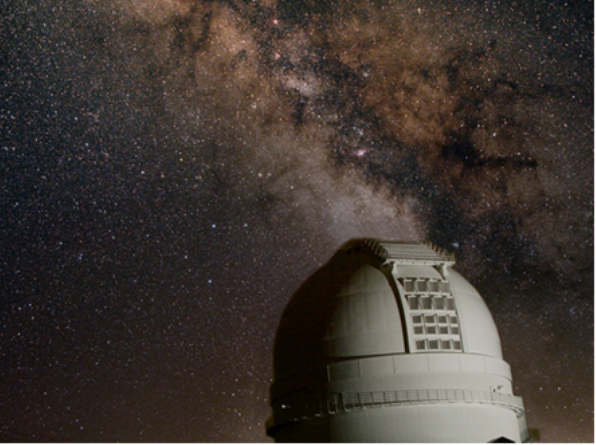 Bóveda de uno de los telescopios alojados en Calar Alto.