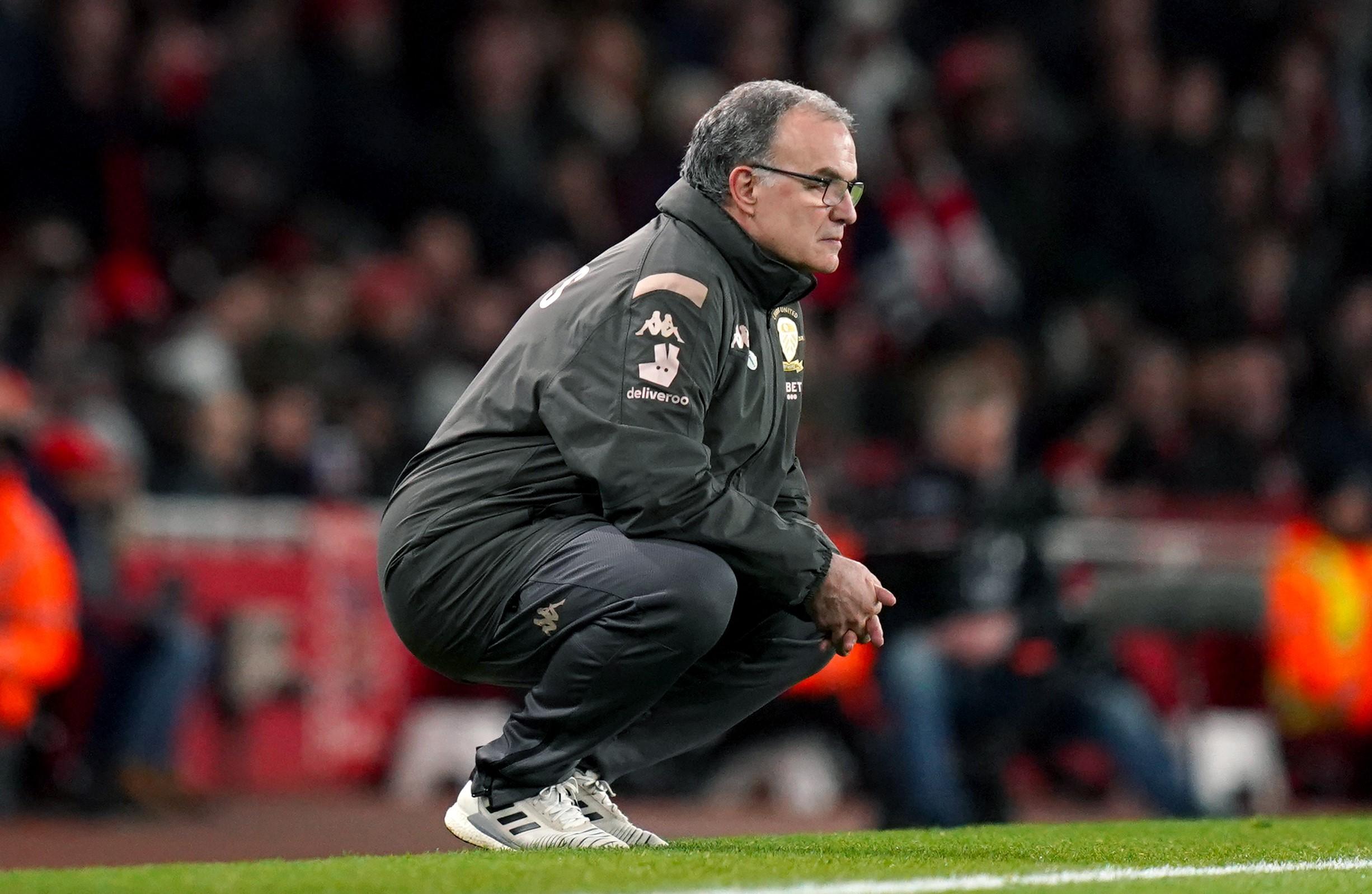 EL entrenador argentino del Leeds United, Marcelo Bielsa