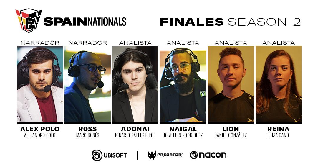 Casters - R6 Spain Nationals