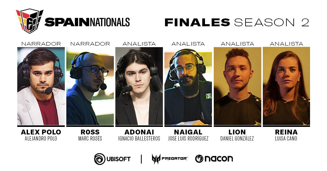 Casters - R6 Spain Nationals Casters - R6 Spain Nationals