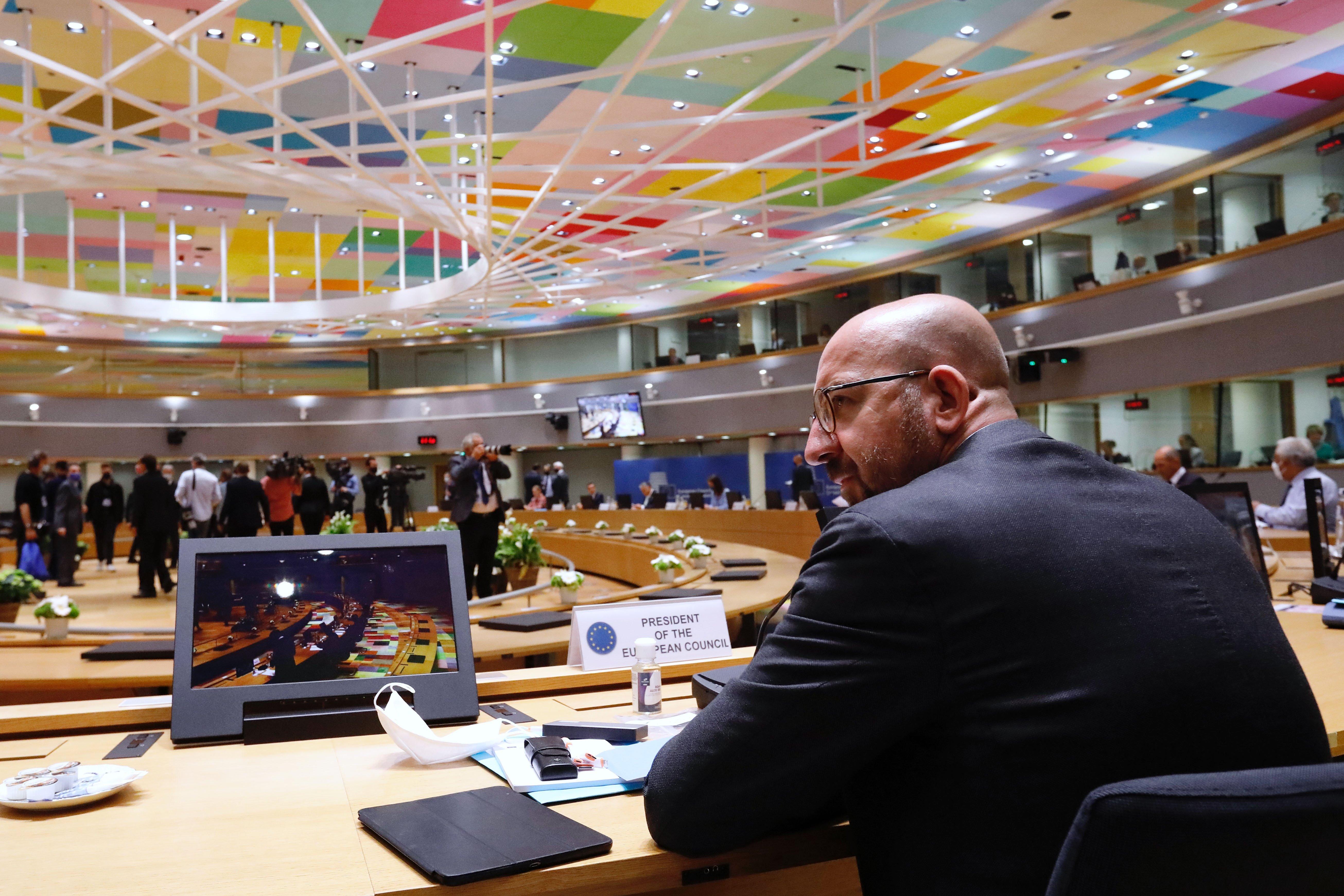 El presidente del Consejo europeo, Charles Michel. Fuente: Europa Press.