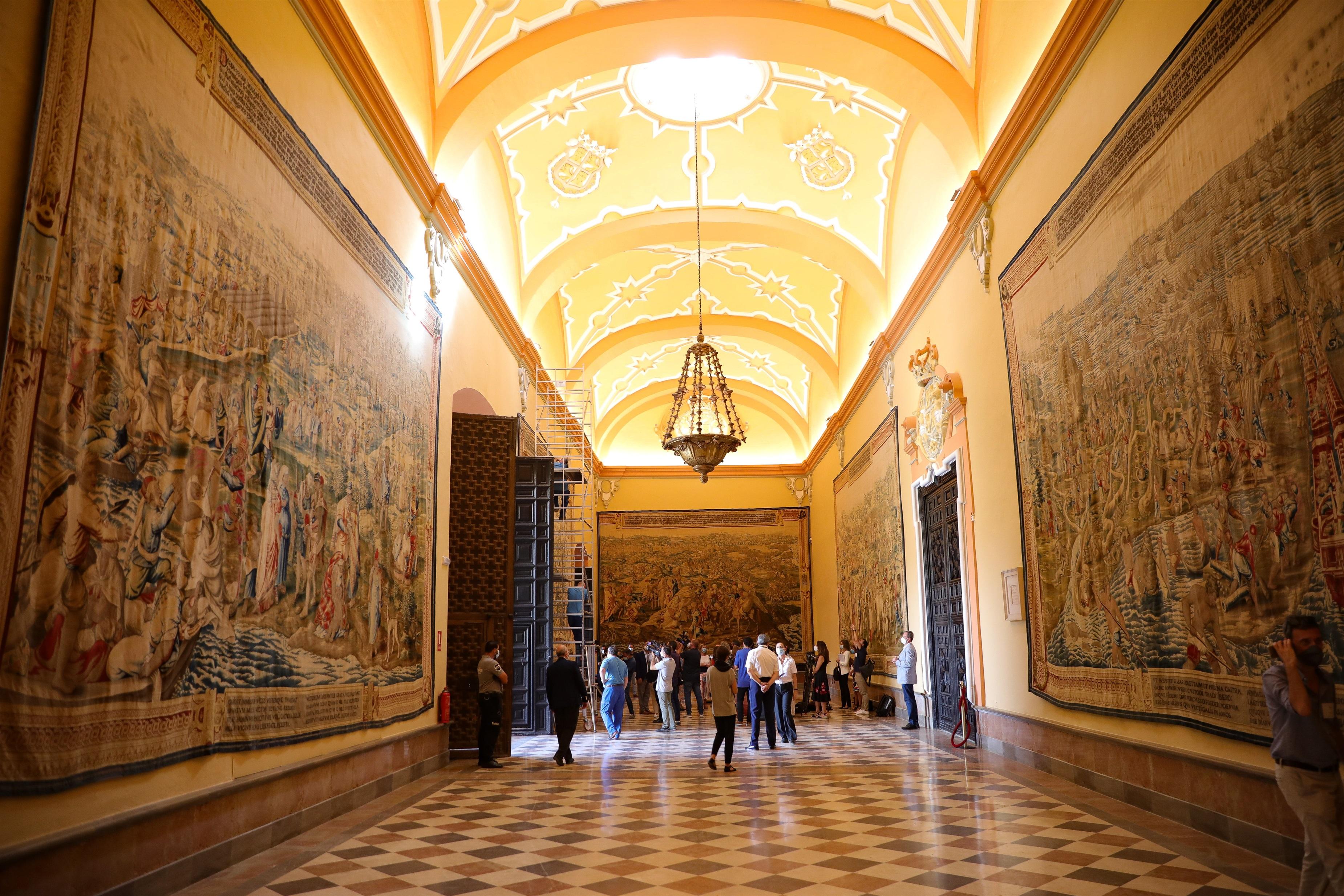 Salón de los Tapices del Real Alcázar de Sevilla