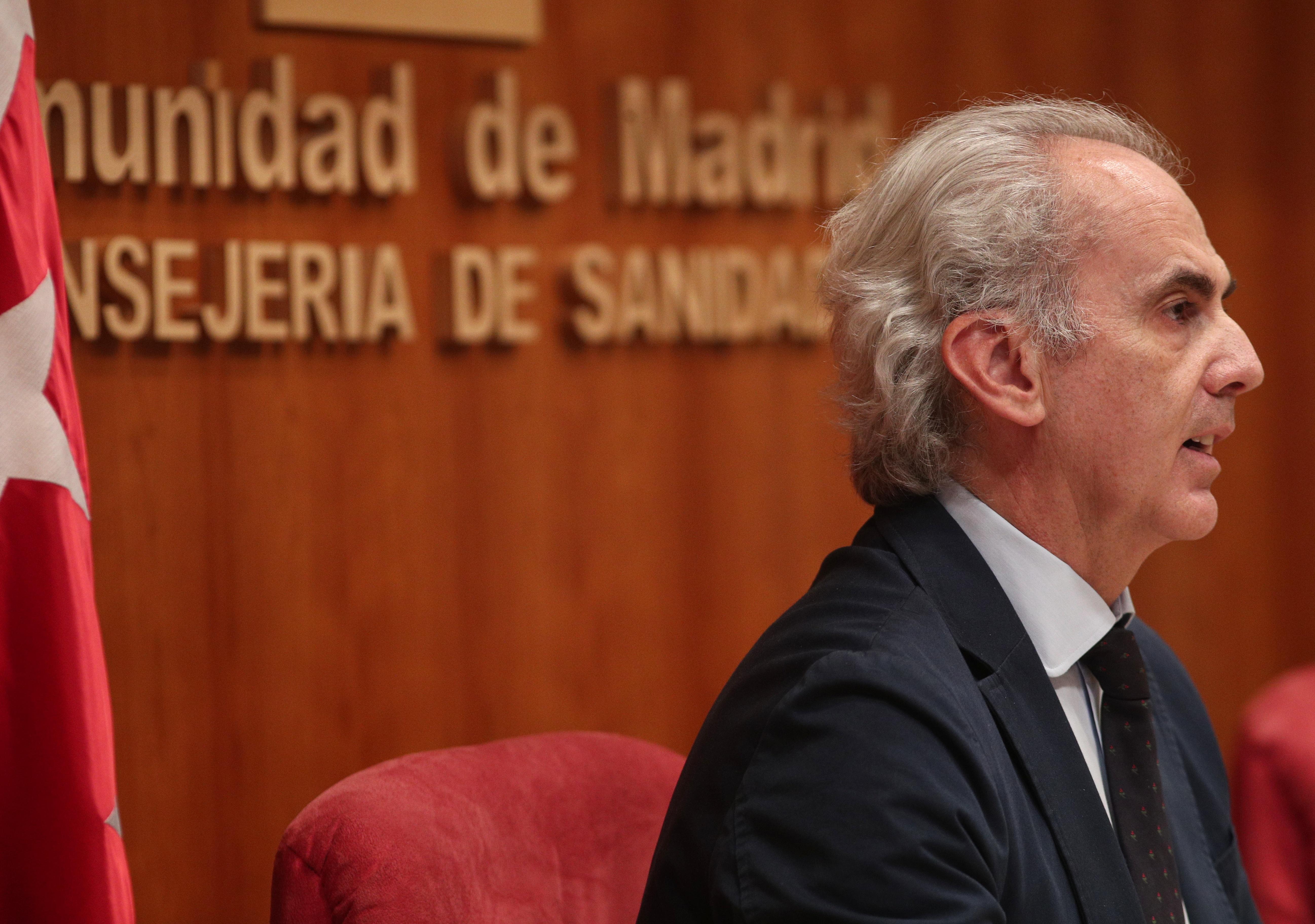 Enrique Ruiz Escudero informa sobre la situación del coronavirus en Madrid - EP