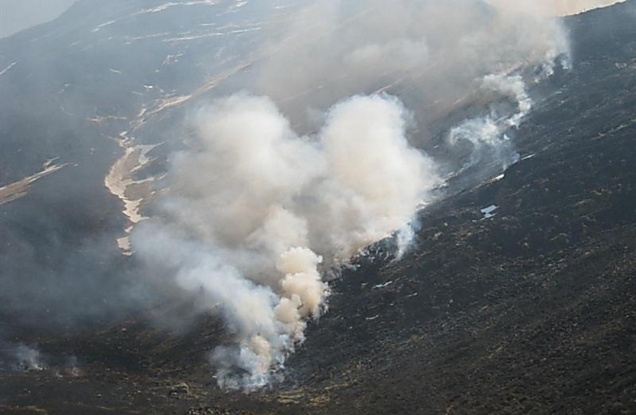 El incendio de Viana do Bolo sigue sin control y ha arrasado ya más de 190 hectáreas (Foto: Archivo/Europa Press).