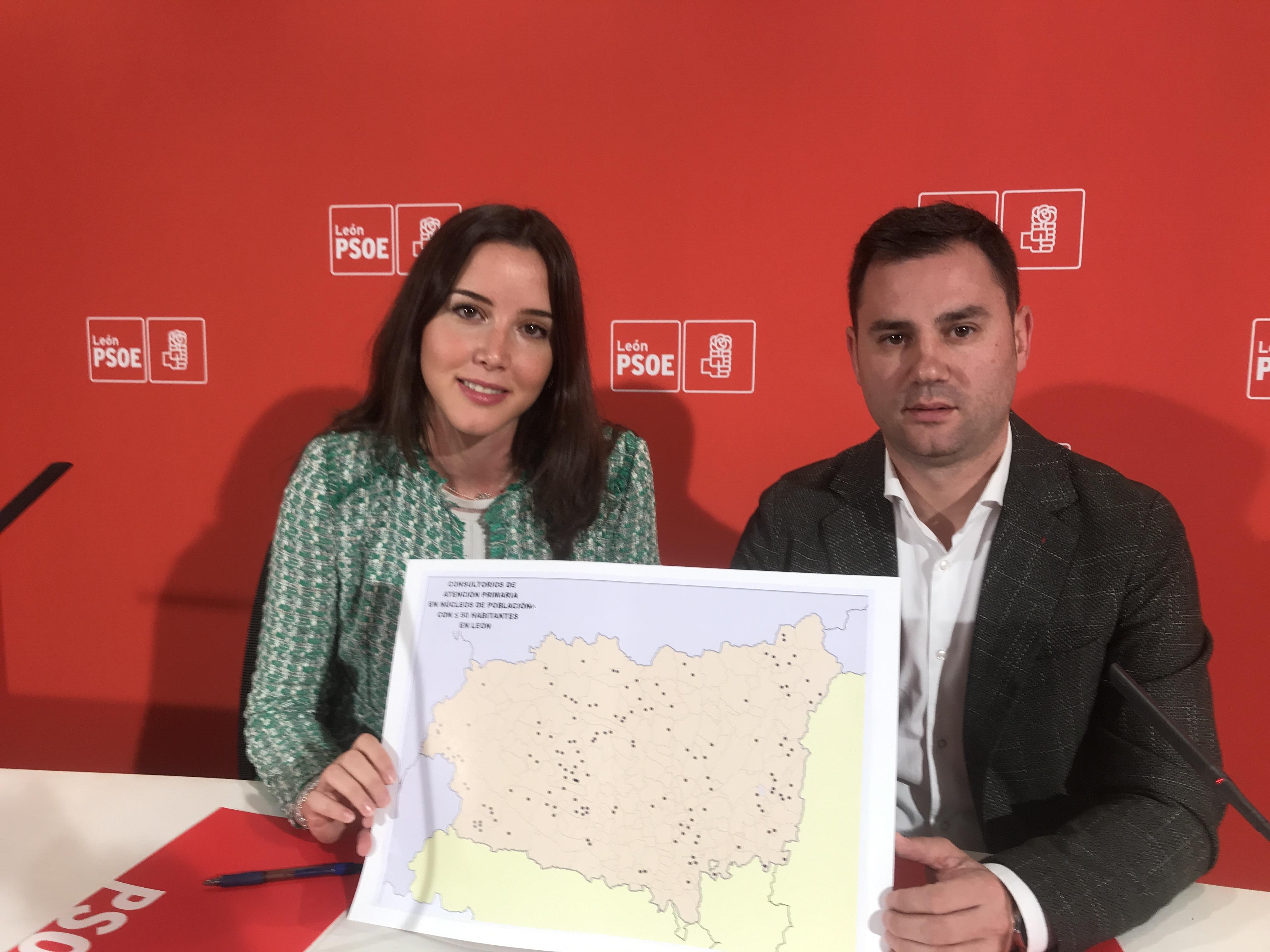 Los diputados del PSOE por León, Andrea Fernández y Alfonso Cendón. Europa Press. 