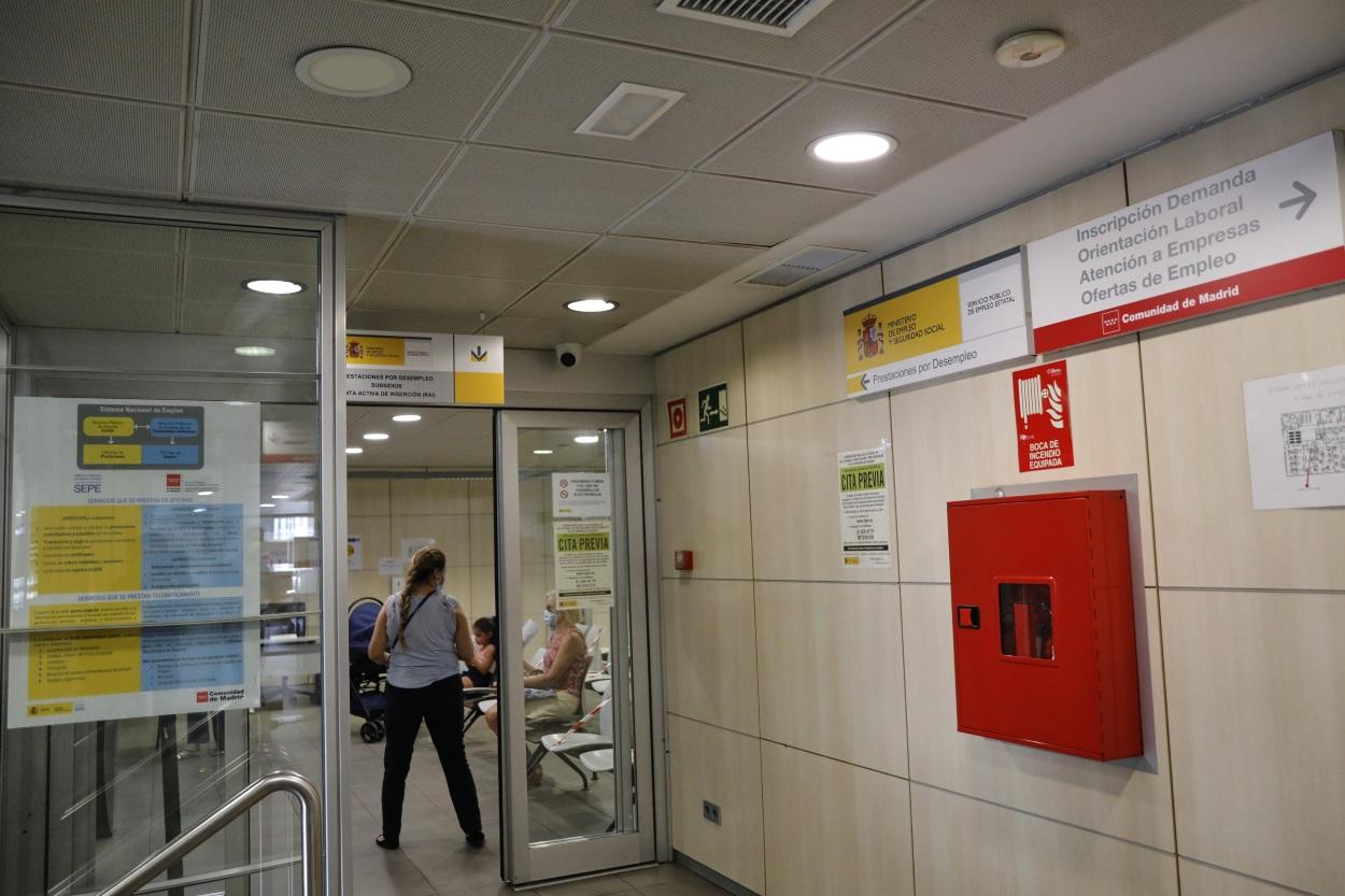 Instalaciones de la Oficina Regional de Empleo de Santa Eugenia, en Madrid (España)