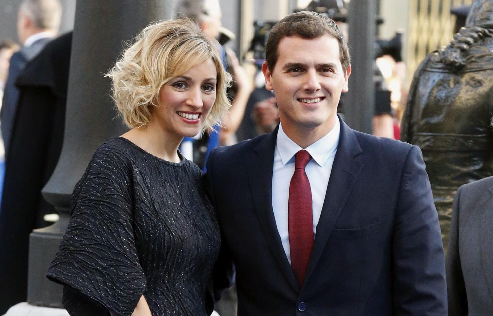 Beatriz Tajuelo y Albert Rivera en los Premios de Asturias 2016.