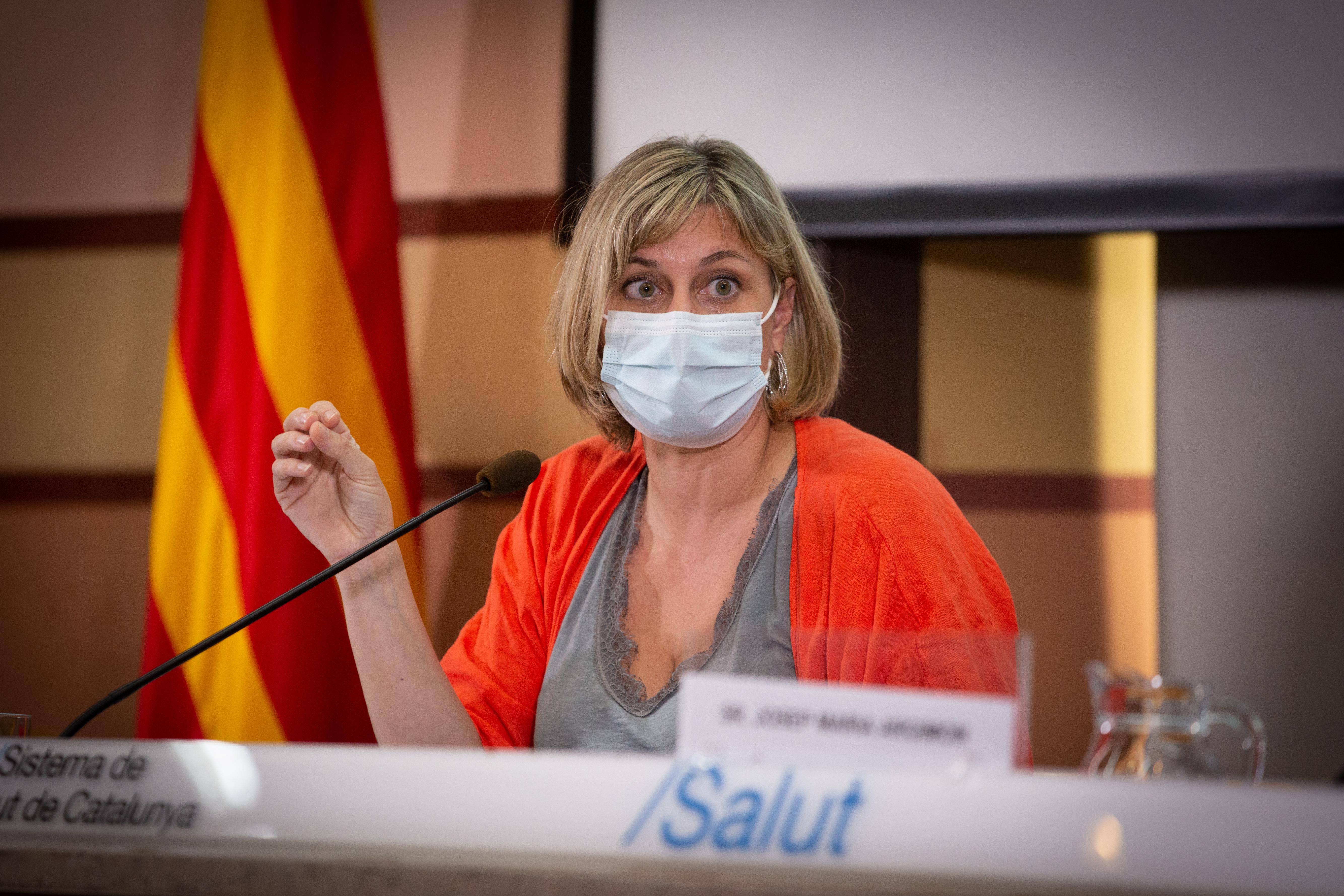 La consellera de Salut, Alba Vergés, explica las líneas básicas del plan covid de la Generalitat