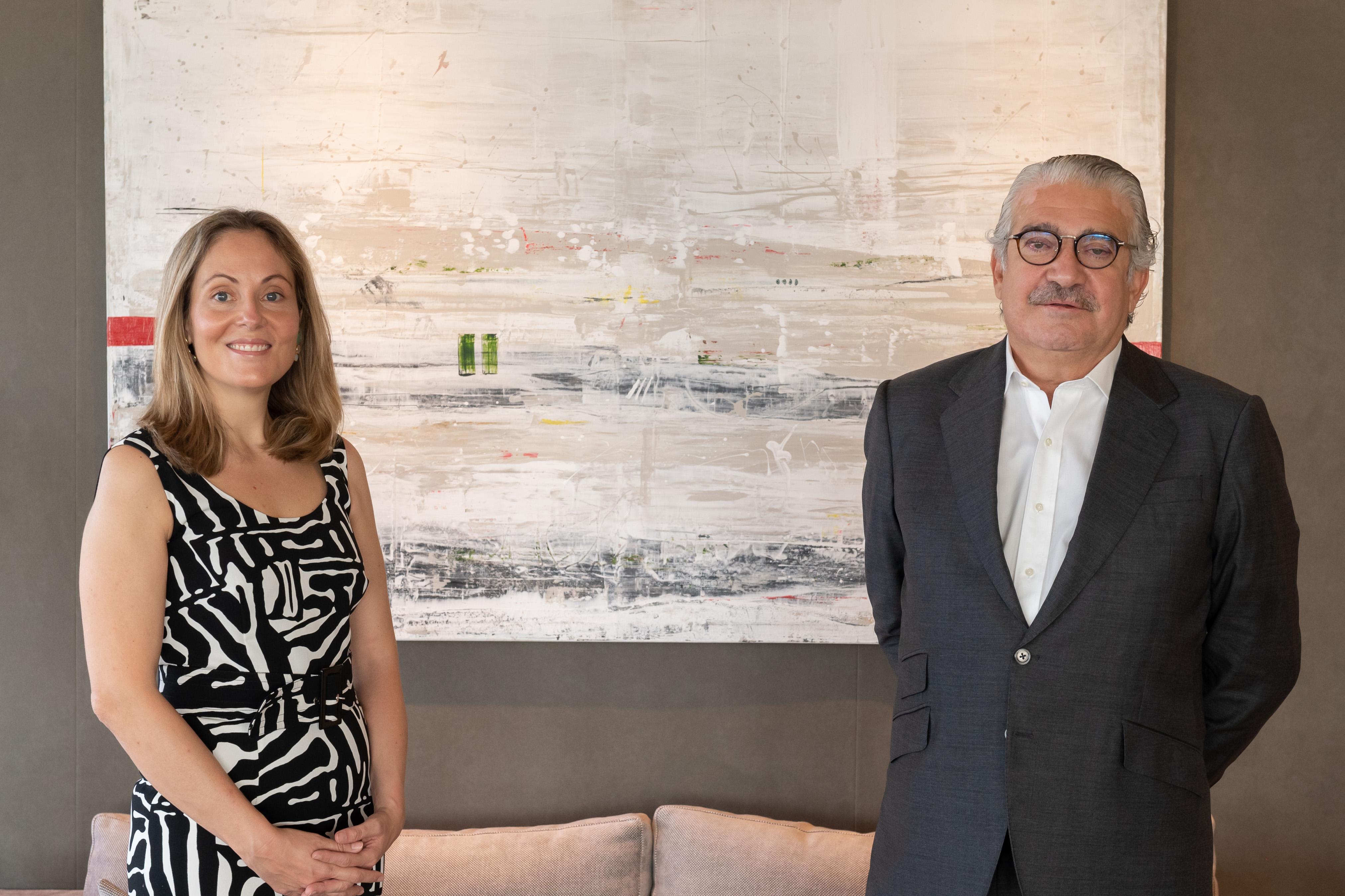 Enma Navarro, vicepresidenta del BEI, y José Bogas, CEO de Endesa