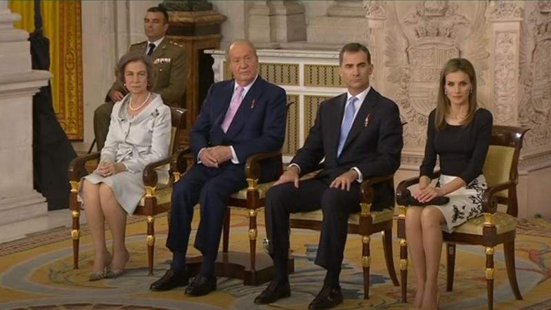 La ceremonia de abdicación en 2014. Casa Real