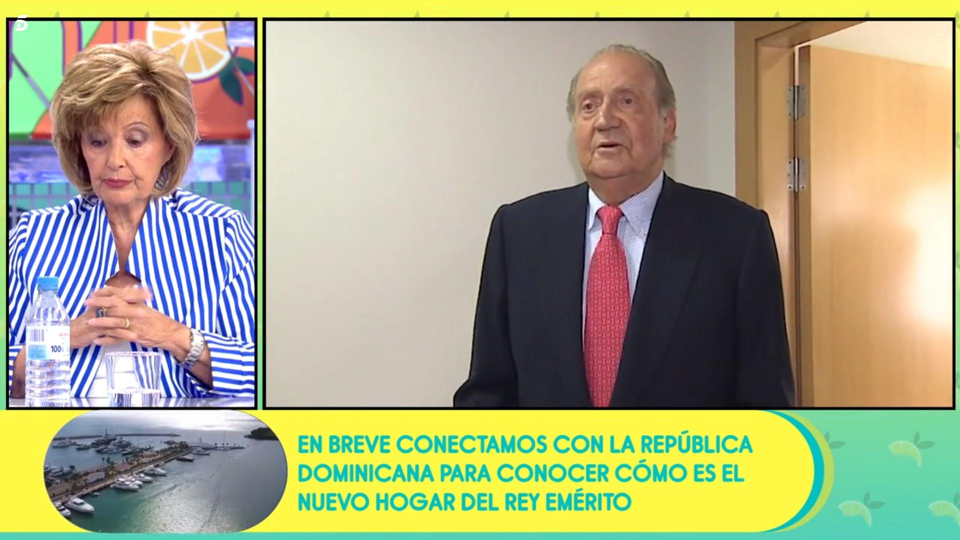 María Teresa Campos habla en 'Sálvame' sobre Juan Carlos I. Telecinco