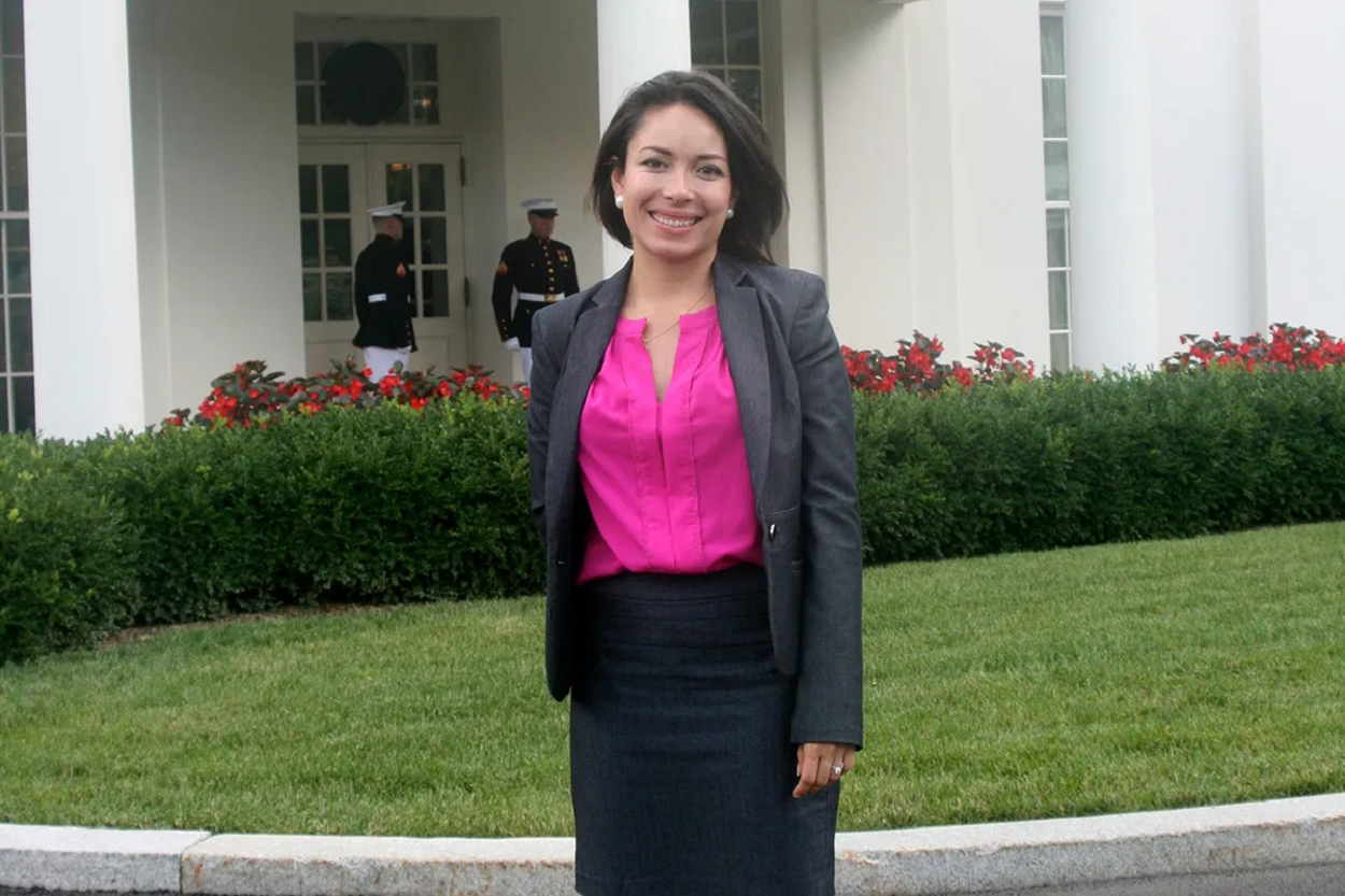 Katherine Vargas en la Casa Blanca